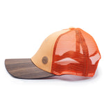 RUST WOODEN CAP