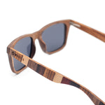 SQUARED WOODEN SUNGLASSES