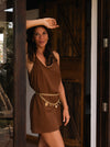 DRESS MAR CHOCO