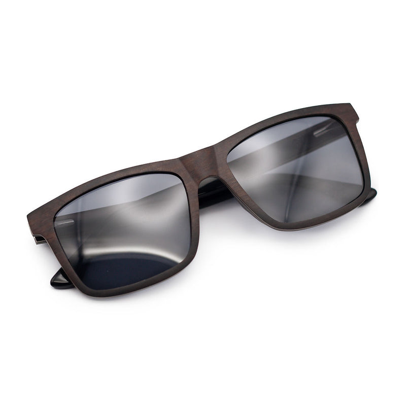 SQUARED WOODEN SUNGLASSES