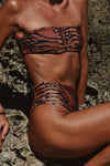 TIGER STRIPED HIGH BIKINI