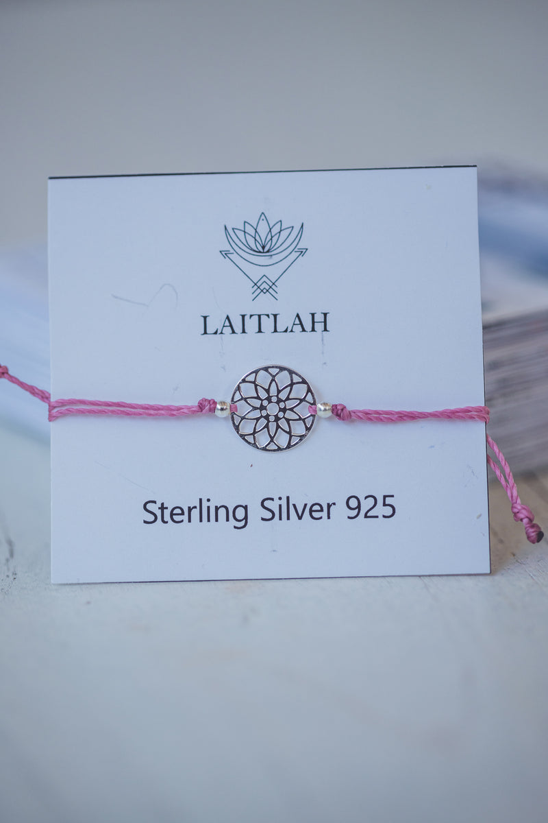 SILVER MANDALA BRACELET