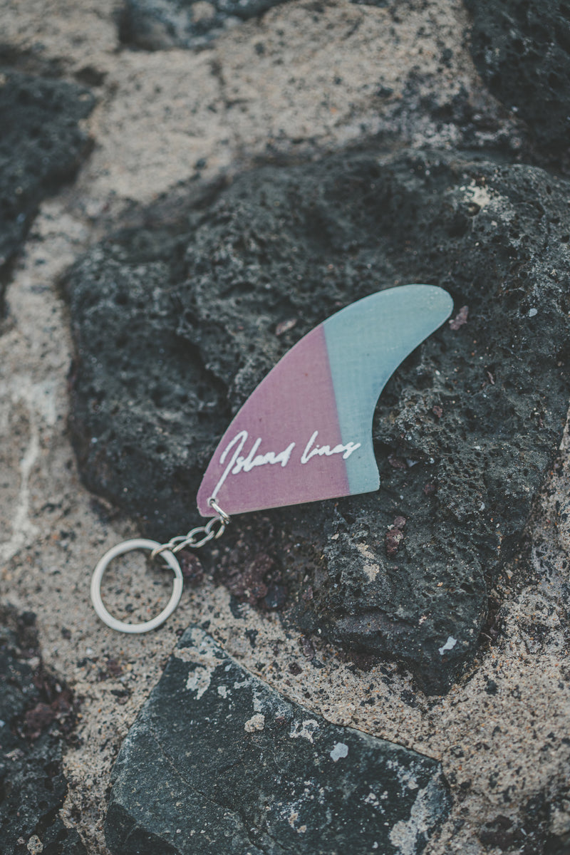 HANDMADE FIN KEY RING