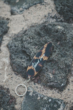 HANDMADE SURF KEY RING