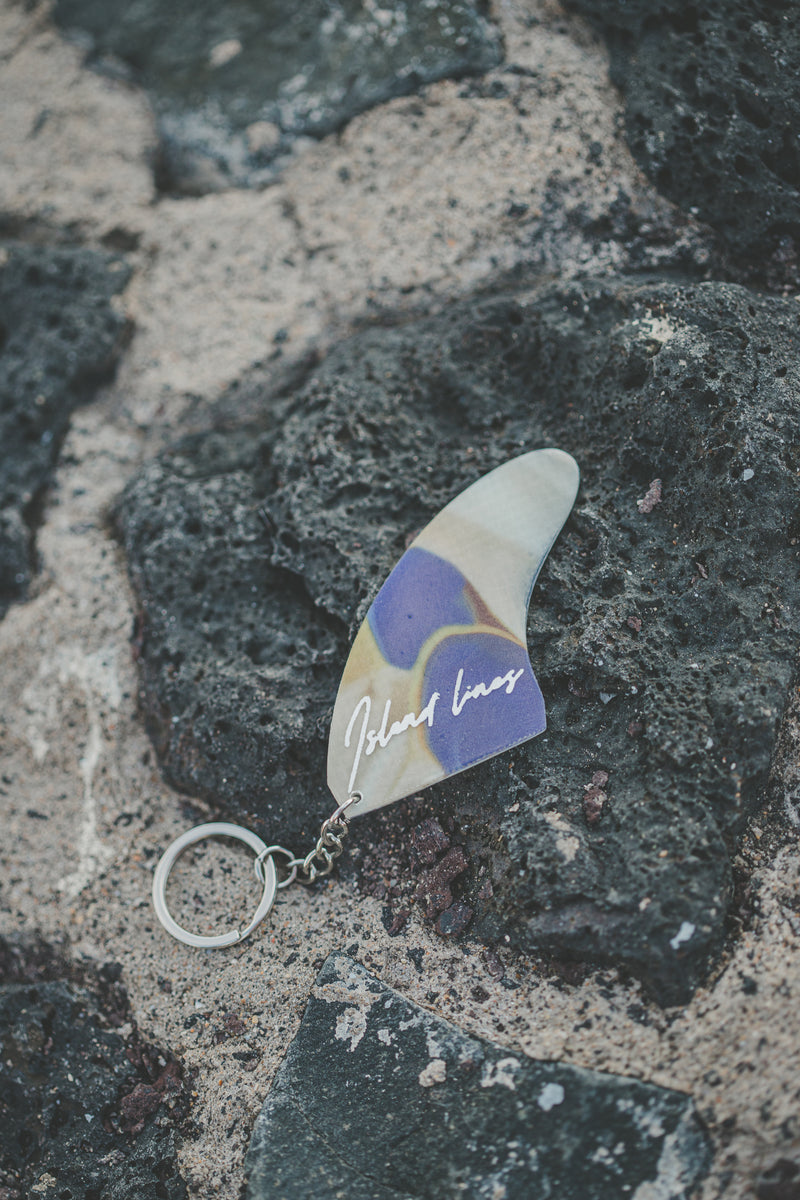 HANDMADE FIN KEY RING