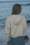 PALM CROP ZIP HOODY