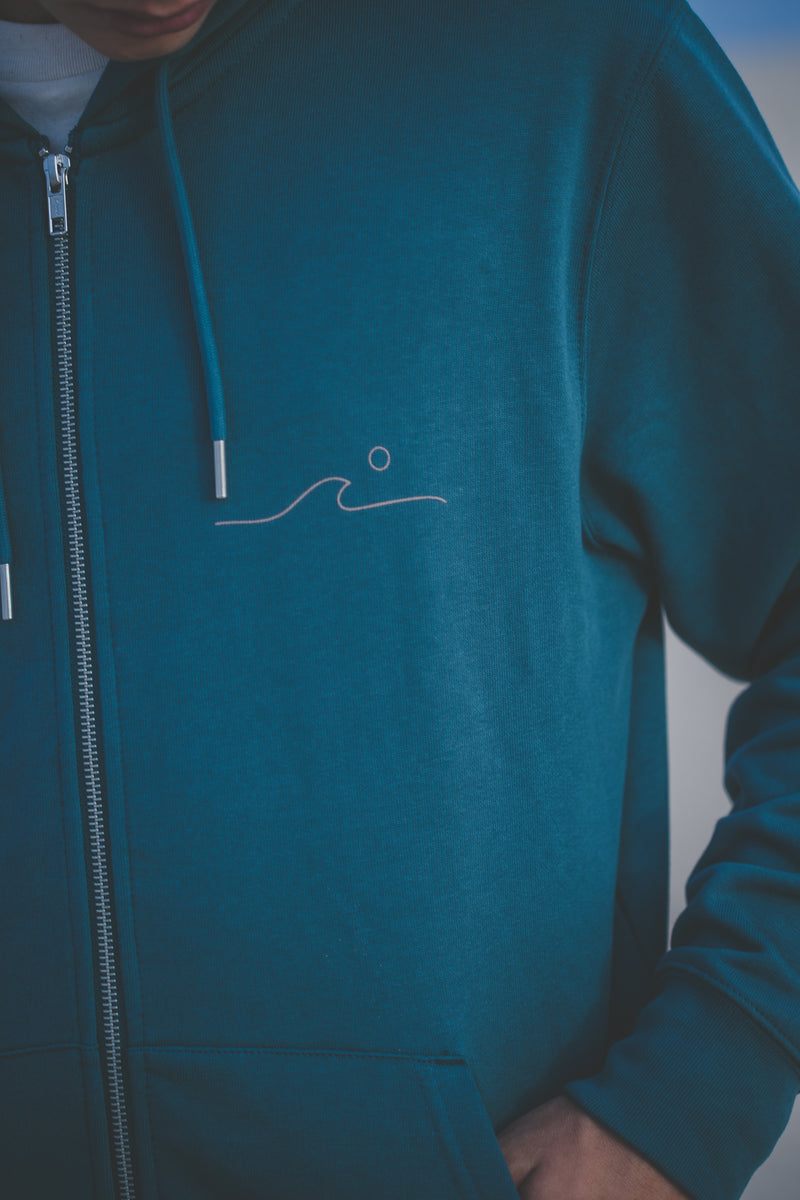 WAVE ZIP HOODY