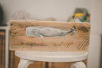 HEART CHAKRA WHALE WOOD ART