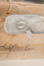 HEART CHAKRA WHALE WOOD ART