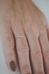 AMAZONITE SILVER SMALL RING