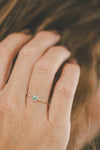 AMAZONITE SILVER SMALL RING