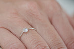 MOONSTONE SILVER SMALL RING