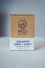 SHEA BUTTER LEMON & SEASALT HANDMADE SOAP