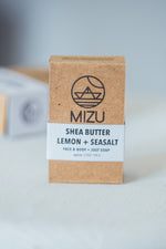 SHEA BUTTER LEMON & SEASALT HANDMADE SOAP