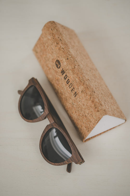 ROUND WOODEN SUNGLASSES