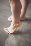 SHELLS MACRAME ANKLET