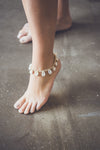 SHELLS MACRAME ANKLET