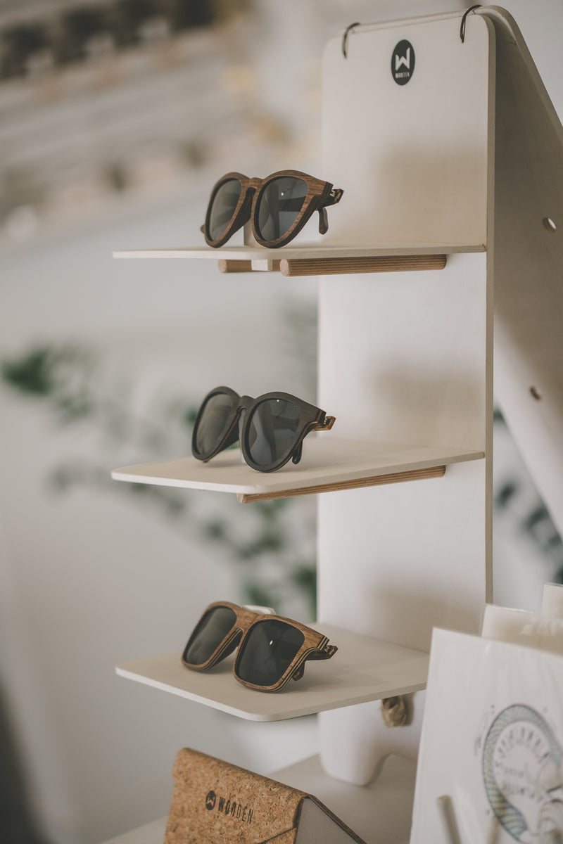 ROUND WOODEN SUNGLASSES