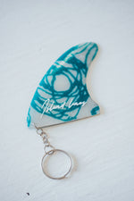 HANDMADE FIN KEY RING