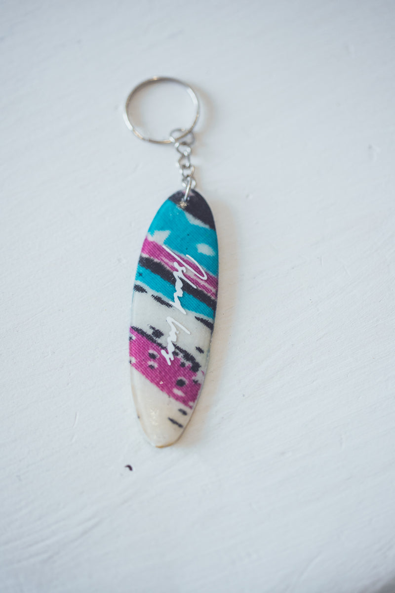 HANDMADE SURF KEY RING