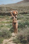 CROCHET BIKINI TOP CHOCOLATE