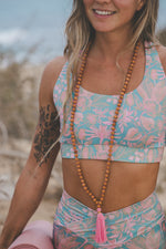 SANDALWOOD PINK MALA NECKLACE
