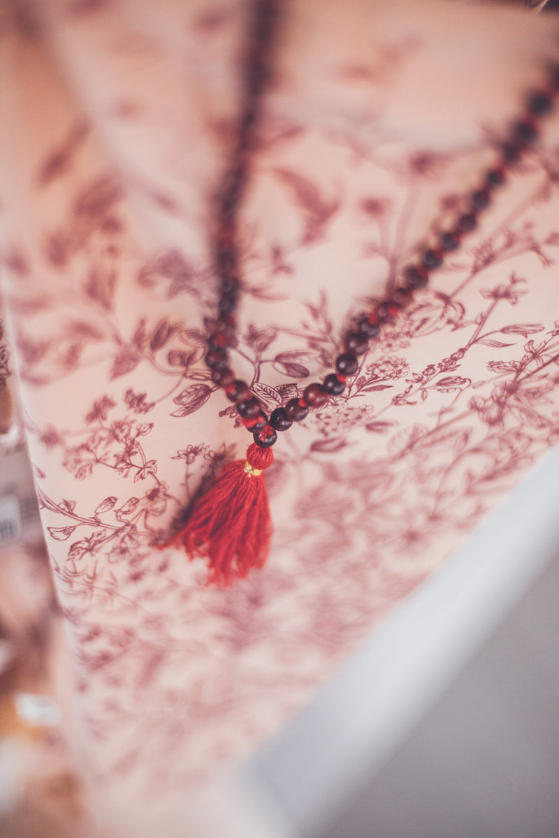 PALO DE ROSA MALA NECKLACE