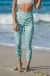 AZURE FAN LEGGINGS