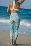 AZURE FAN LEGGINGS