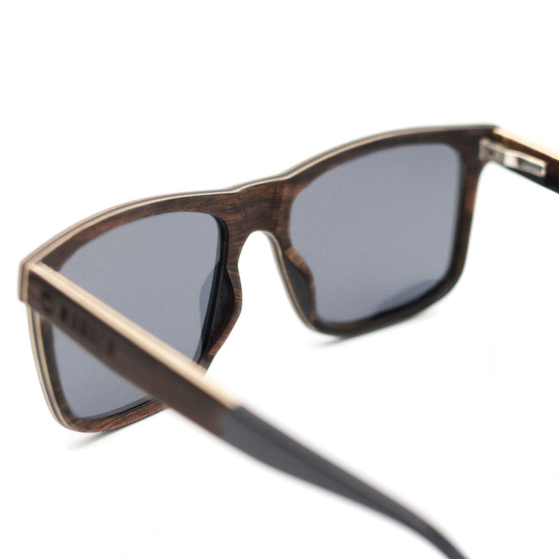 SQUARED WOODEN SUNGLASSES