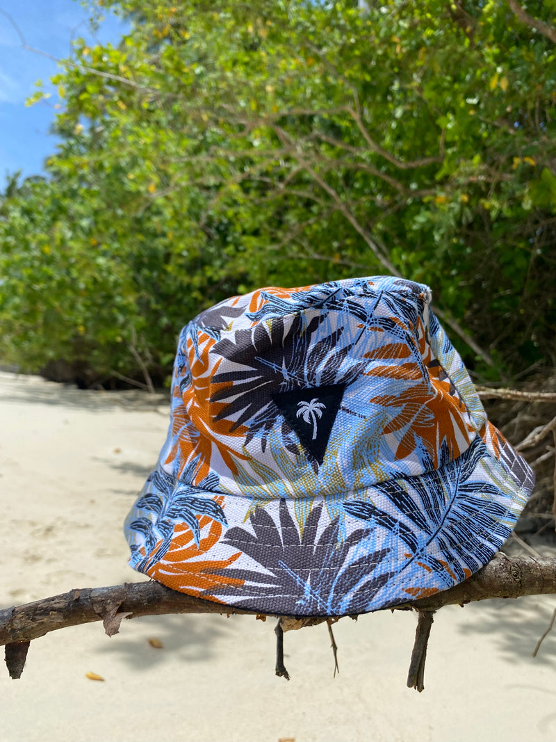 PALM LEAVES REVERSIBLE HAT