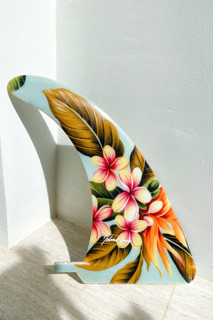 FRANGIPANI HANDMADE SINGLE FIN