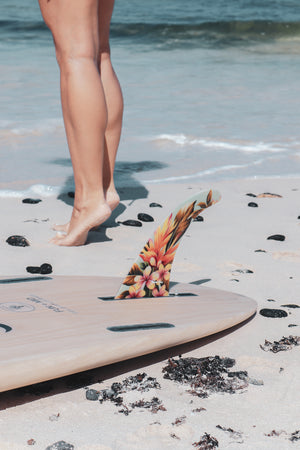 FRANGIPANI HANDMADE SINGLE FIN