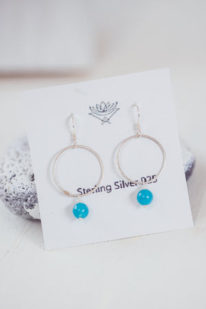 CRYSTAL CIRCLE EARRINGS