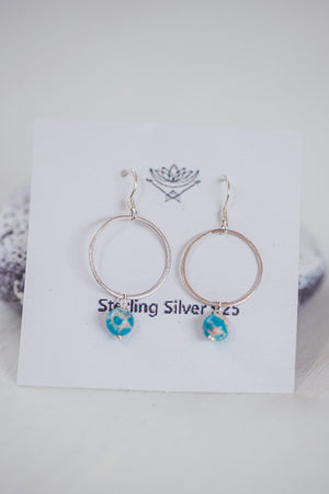 CRYSTAL CIRCLE EARRINGS
