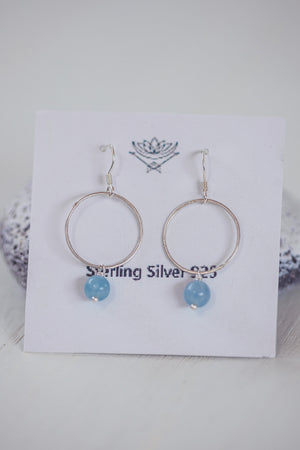 CRYSTAL CIRCLE EARRINGS