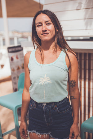 WOMEN ORGANIC PALM TANK TOP