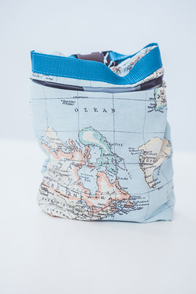 WORLD MAP BIKINI BAG