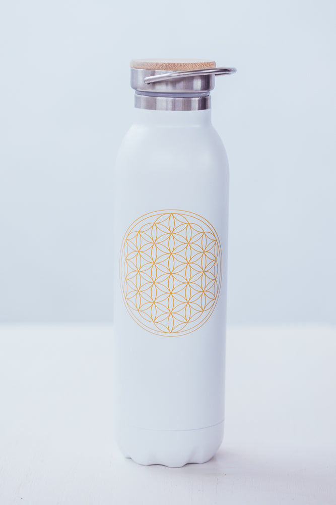 FLOWER OF LIFE THERMO WATER BOTTLE