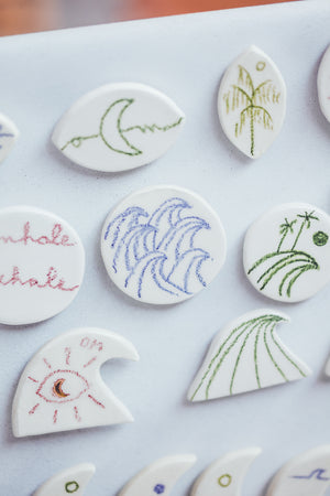 HANDMADE CERAMIC MAGNET