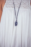 SODALITE CRYSTAL NECKLACE