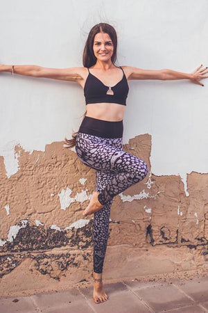 MARBLE SILVER LEGGINGS