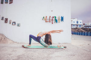 ORIENTAL NAVY LEGGINGS